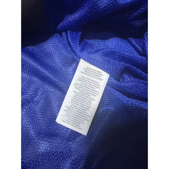 POLO RALPH LAUREN Men's Windbreaker Hoodie Jacket Size M Blue&black NWT